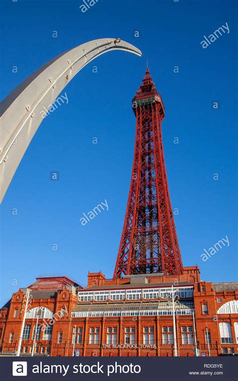 Blackpool Tower Is A Tourist Attraction In Blackpool Lancashire