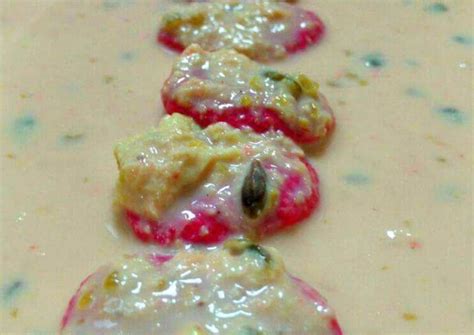 Rose RasMalai. Recipe by Shikha Gupta - Cookpad