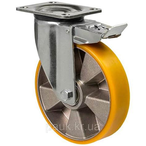 Колесо 5604-M-125-B, Ø 125 мм, 56 Medium, поворотне колесо посилене з ...