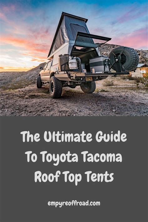 The Ultimate Guide To Toyota Tacoma Roof Top Tents