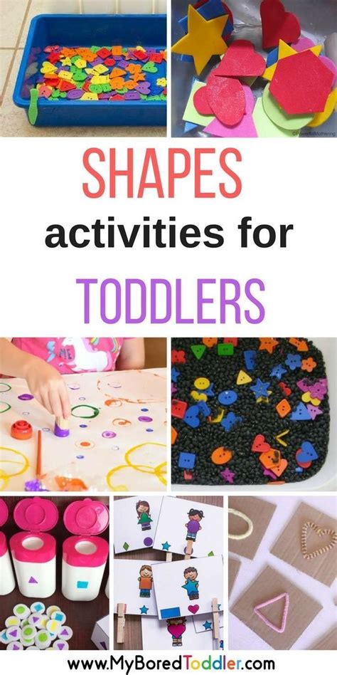 Shapes Activities For Toddlers A Collection Of Shape Crafts And