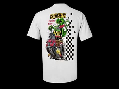 Rat Fink Racing Team Roth Australia Mens Graphic Mens Tops T