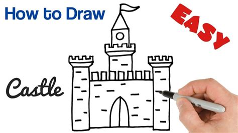 How To Draw A Castle