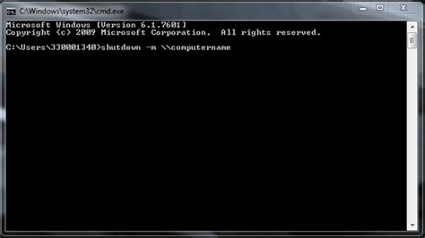 How To Shutdown A Computer Remotely Using Cmd In Windows 7