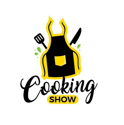 Online Cooking Show Vector Logo Design Modern Cooking Logo Design