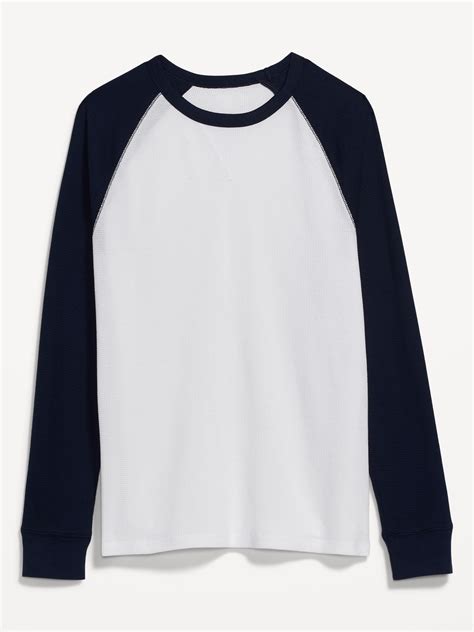 Thermal Knit Color Blocked Raglan Sleeve T Shirt Old Navy