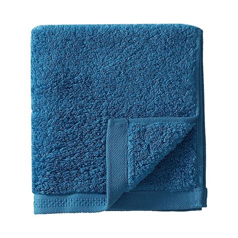 Uchino Super Absorbent Wash Cloth Cotton Loop Terry Blue Adult