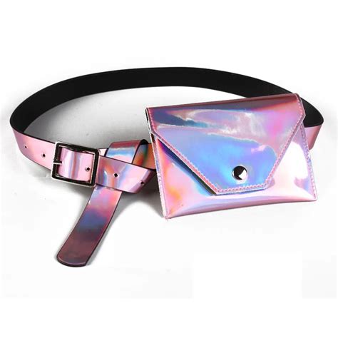 Women Bag For Punk Fanny Pack Bum Bags Cute Hologram Purse Fashion