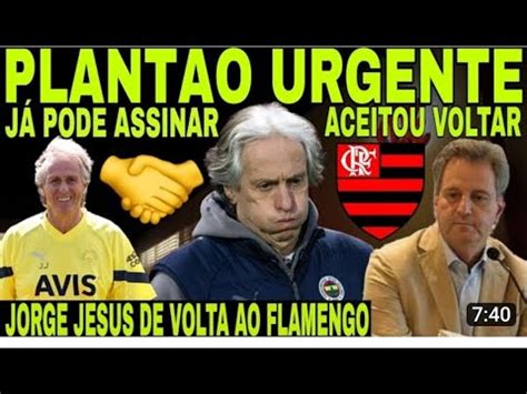 Jorge Jesus De Volta Ao Flamengo Crava Jornal Turco Reuni O Decisiva