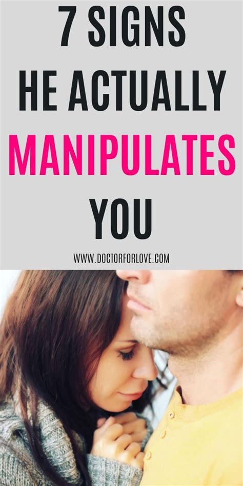 7 Signs Of Manipulation In Your Relationship In 2021 Signs Of