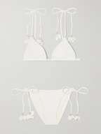 ZIMMERMANN Embellished Triangle Bikini NET A PORTER