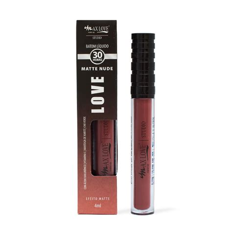 Batom Líquido Matte Nude Horas Cor a Max Love ml un Celia Junior