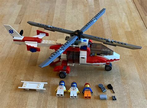 Lego City Rescue Helicopter Komplett K P P Tradera