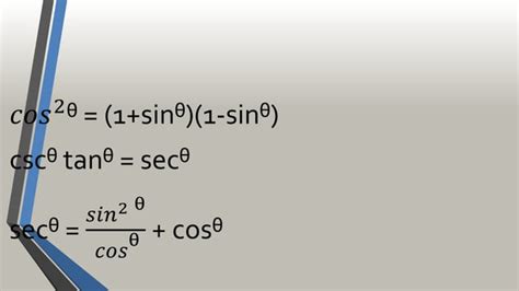 Trigonometric identities | PPT