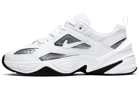 Nike M2K Tekno White Metallic Silver Black Women's - POIZON