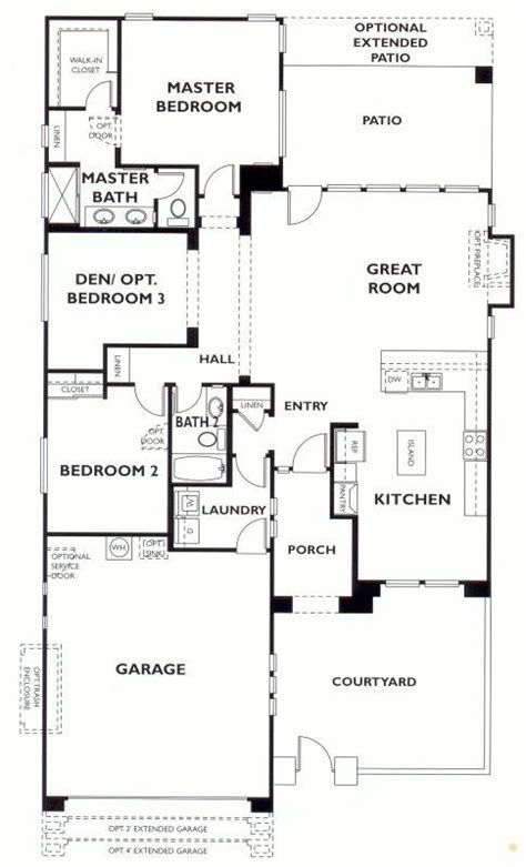 Trilogy At Vistancia Flora Floor Plan Model Shea Trilogy Vistancia