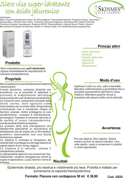 PRODOTTI PER IL TRATTAMENTO VISO SKINMES Alta Cosmesi