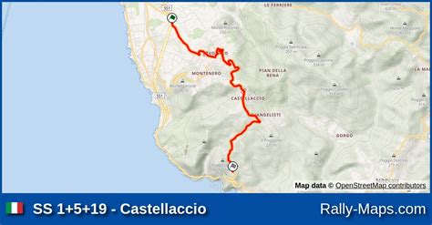 Ss Castellaccio Stage Map Coppa Liburna Ciar