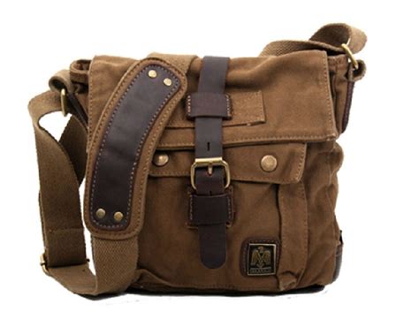 Small Canvas Messenger Bag Mens