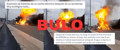 No Este V Deo No Muestra C Mo Explota Un Coche El Ctrico Es De Un