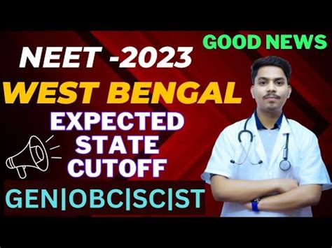 West Bengal Neet Expected Cutoff Rank Marks Minimum Cutoff