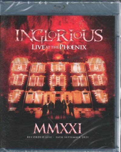 Inglorious Live At The Phoenix Mmxxi Blu Ray Europe Frontiers Music Srl