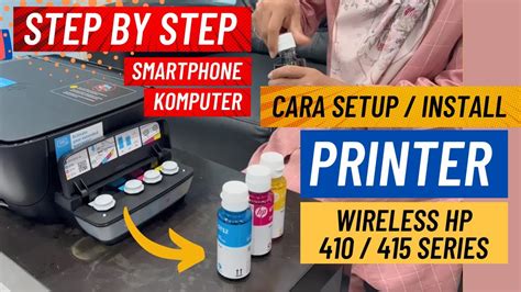 How To Install Setup Cara Mudah Setup Setting Printer HP Ink Tank