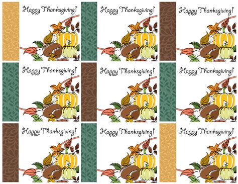free printable thanksgiving name place cards 2