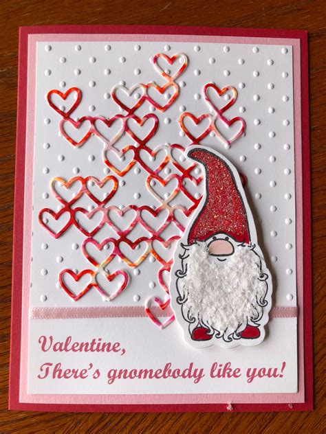 Gnome Valentine Card Kit 31 Etsy Valentines Cards Cards Handmade