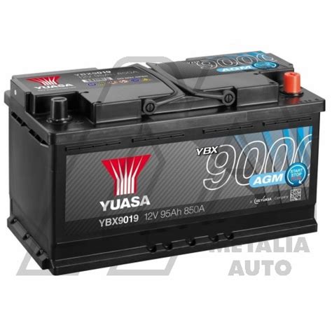 AKUMULATOR L5 12V-95Ah AGM D+ YUASA 9000 START-STO – Metalia Auto