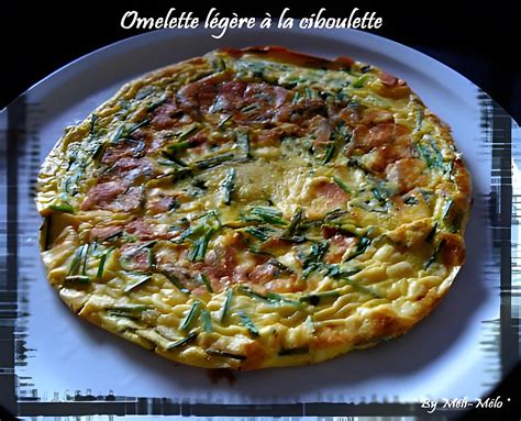 Recette d Omelette légère à la ciboulette