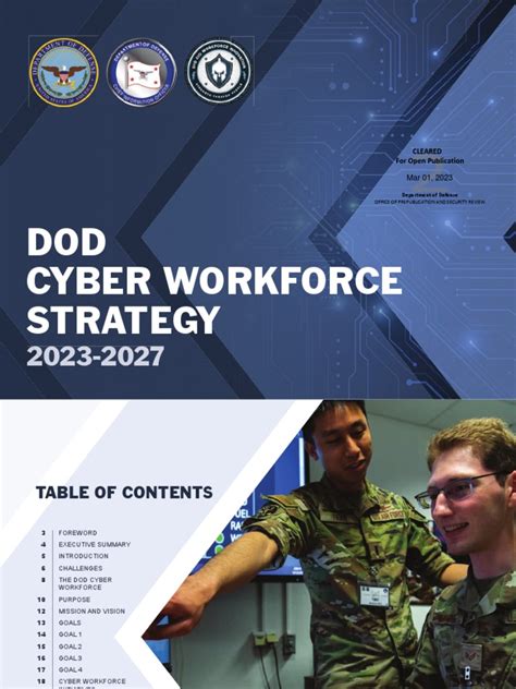 Dod Cyber Workforce Strategy 2023 2027 Pdf Computer Security Security