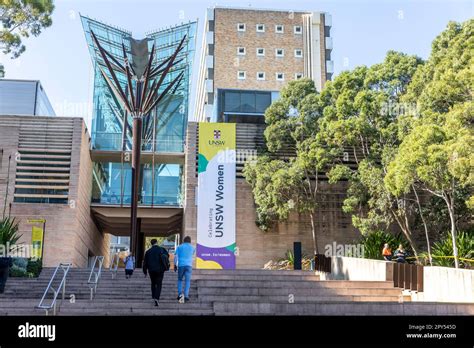 Students On Unsw University Of New South Wales Campus In Kensington