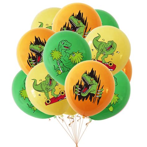 Globo De L Tex Con Tem Tica De Dinosaurio Para Ni Os Suministros De