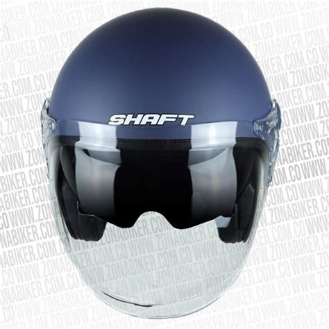 Casco Shaft 121 Scrambl Stripes Azul Navy Dorado ZONABIKER LA 21