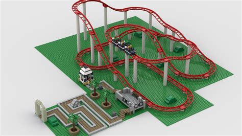 LEGO MOC Roller Coaster by Makary | Rebrickable - Build with LEGO