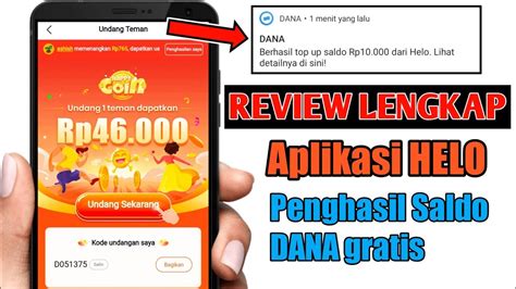 Cara CEPAT Dapatkan Banyak KOIN Di HELO Aplikasi Penghasil Saldo Dana