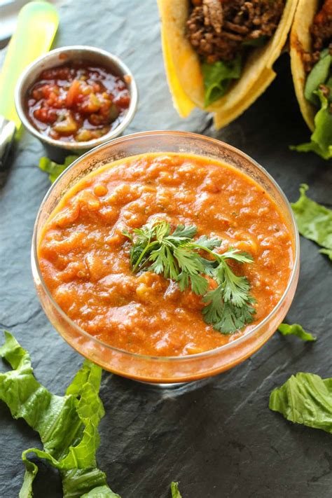 Ground Beef Tacos With Loaded Refried Bean Sauce Layers Of Happiness