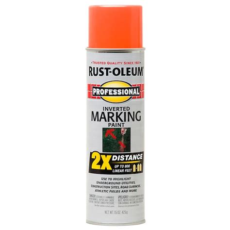 Rust-Oleum Professional 2x marking paint Orange Oil-based Marking Paint ...