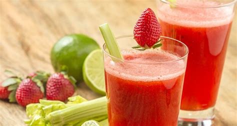 6 Receitas De Suco Detox Com Morango Para Emagrecer Br