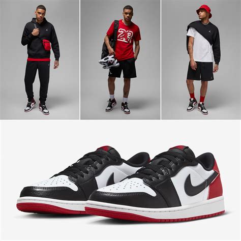 Air Jordan 1 Low OG Black Toe Shirts Hats Clothing Outfits