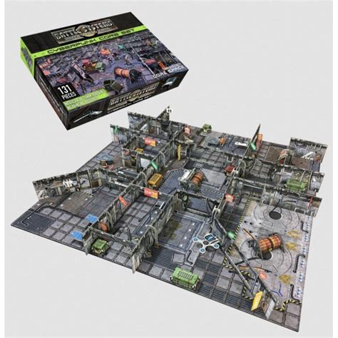 Battle Systems Sci Fi Terrain Cyberpunk Core Set