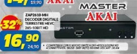 Decoder Digitale Terrestre Hevc 265 10BIT HD Offerta Di Risparmio Casa