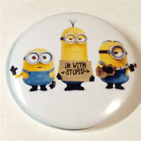 Despicable Me Pins Fridge Magnets Minions Badges Despicable Etsy