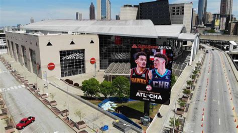 Atlanta Hawks Adds New Three Sided Marquee Display From Daktronics At