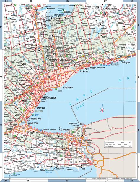 Pdf Official Road Map Of Ontario Web Map 3 Ministry Of