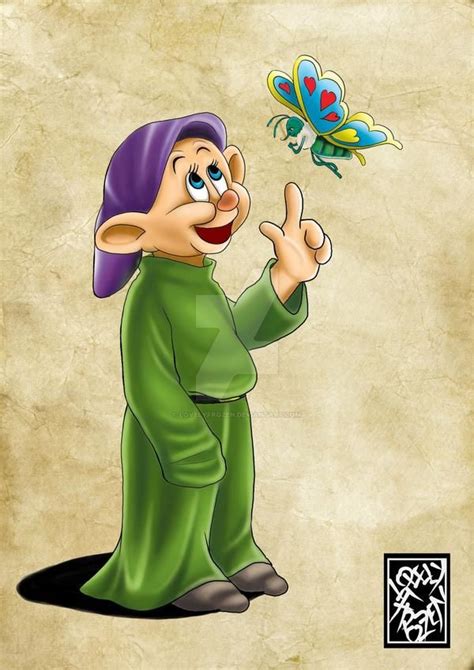 Dopey Fanart By Lovelyfrozen On Deviantart In 2020 Snow White Disney Disney Cartoon