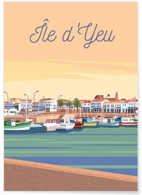 Affiche Île d Yeu affiche décorative LAfficherie