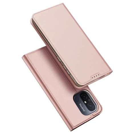 DUX DUCIS Skin Pro Preklopna Maska Za Redmi 12C Pink Moobo