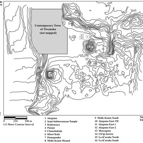 Tiwanaku map (from Kolata 2003). | Download Scientific Diagram